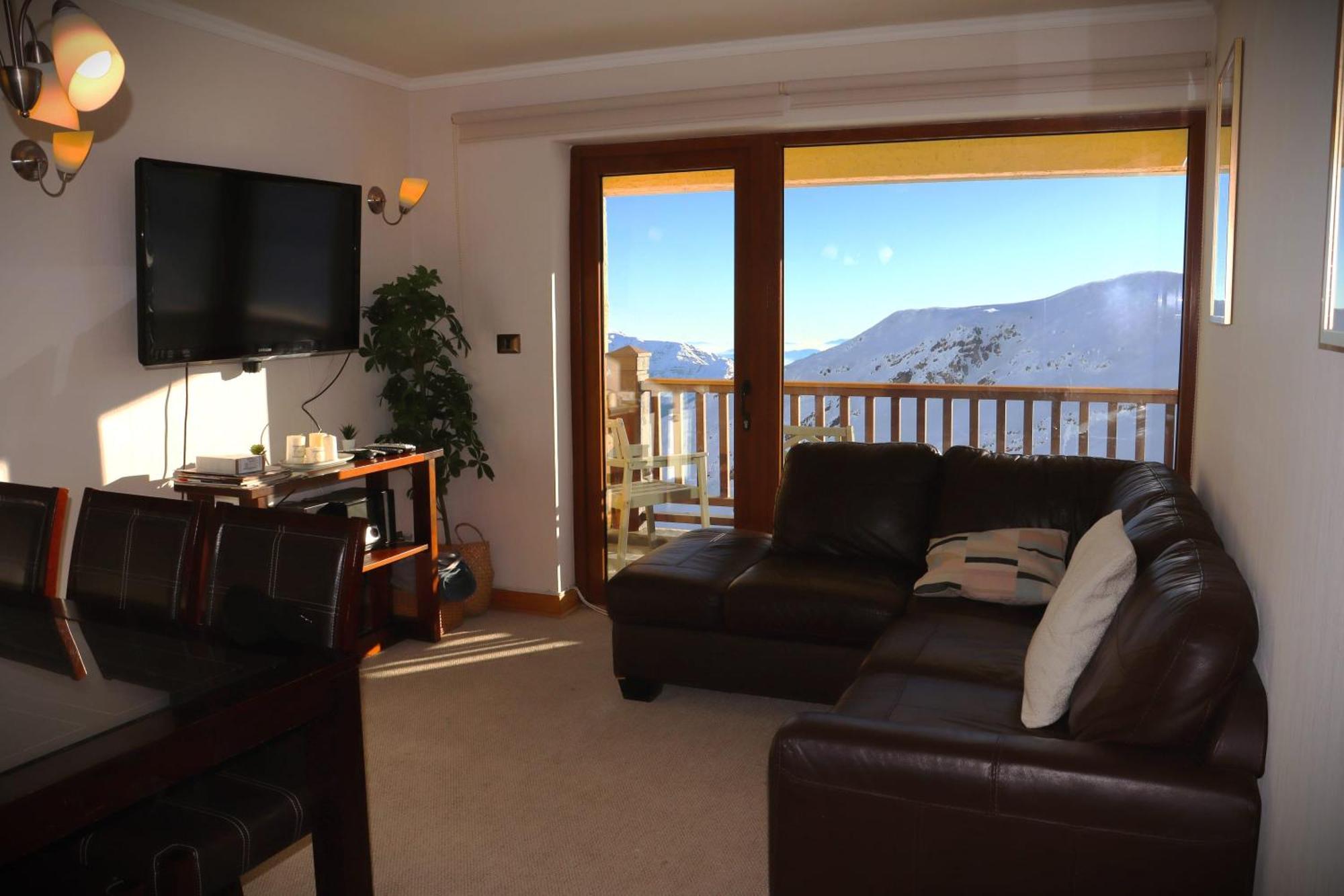 Апартаменты Edificio Valle Blanco Valle Nevado 2D2B Ski In&Out Servicio Hom Фарельонес Экстерьер фото