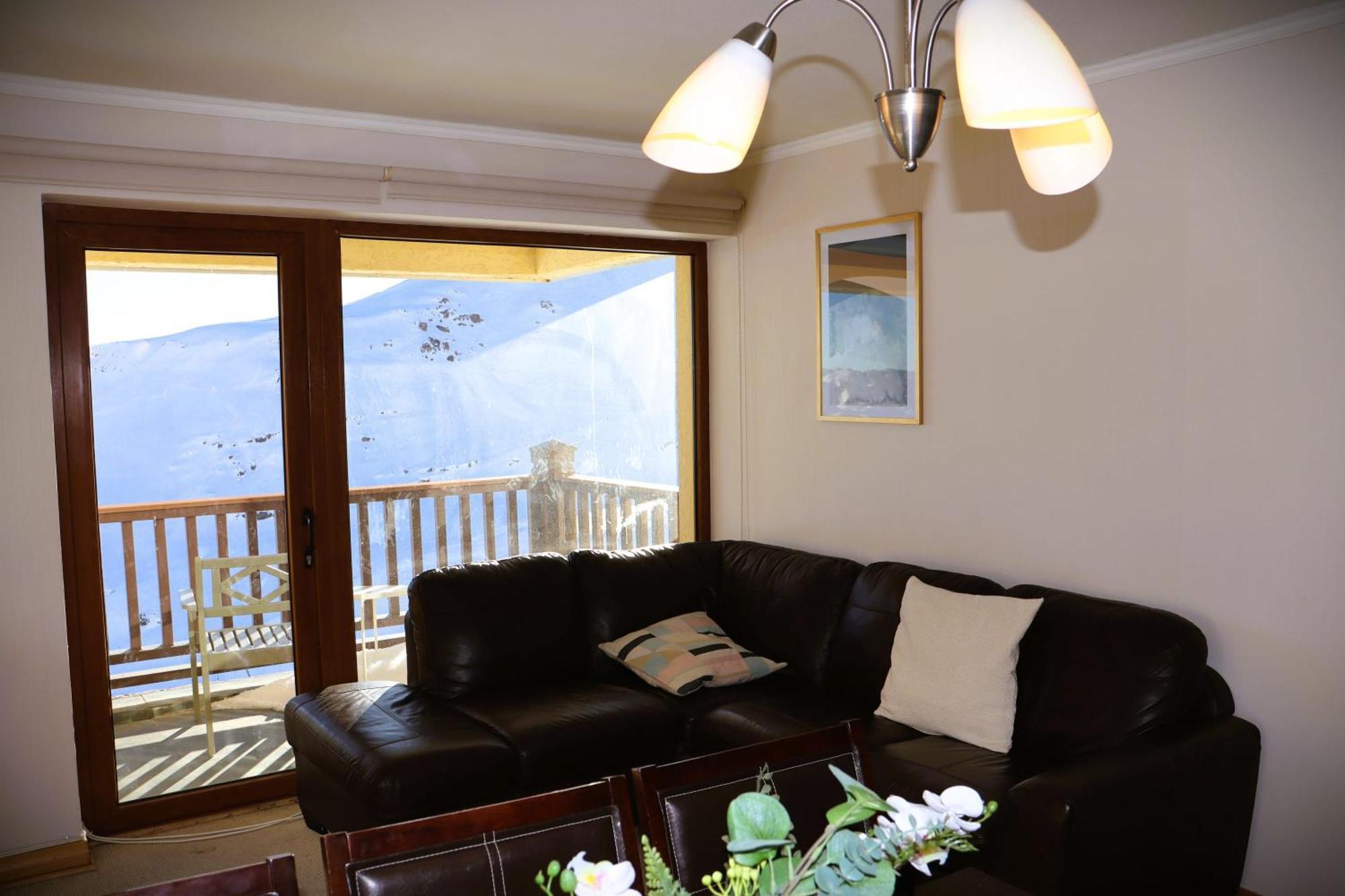 Апартаменты Edificio Valle Blanco Valle Nevado 2D2B Ski In&Out Servicio Hom Фарельонес Экстерьер фото